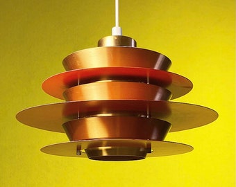 Space Age Ceiling Light – Lyskaer, Denmark, 1970s – Vintage Midcentury Pendant Lamp