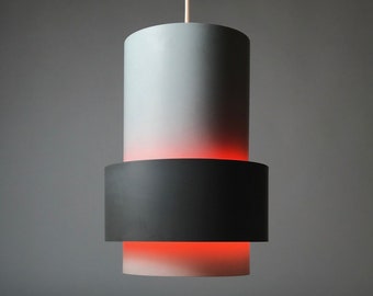 Orange Central Pendant from Fog Morup by Jo Hammerborg – Danish 1960s Lighting