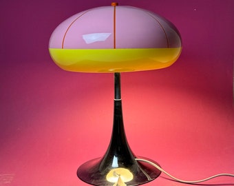 Lampe de table unique de l'ère spatiale des années 1970.