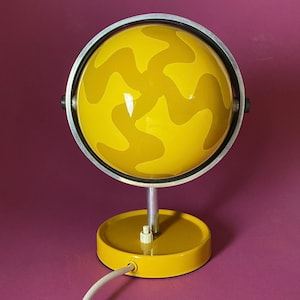 Vintage Space Age Table Lamp Moon-Light by Buch & Jørgensen, Denmark, 1963 – Retro MCM Lighting