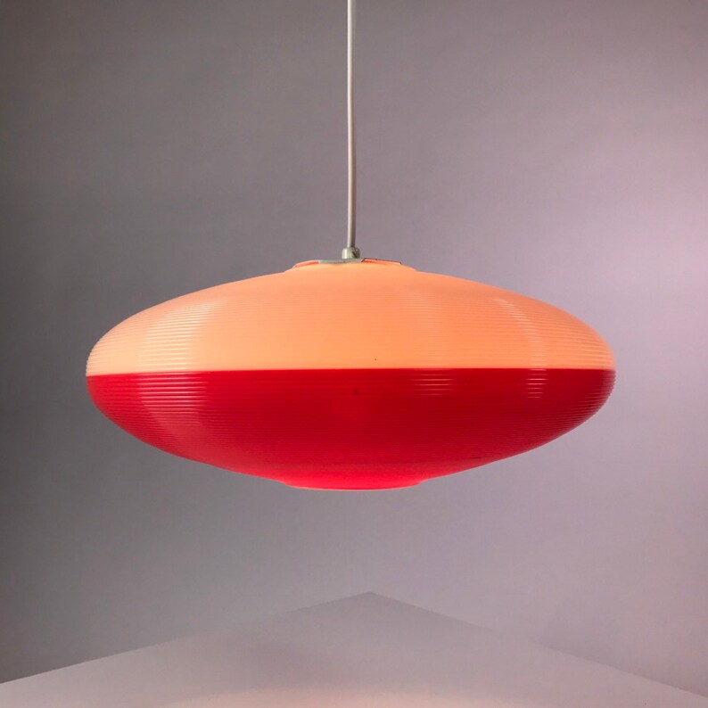 Rare Ufo Shaped Ceiling Light By Yasha Heifetz For Rotaflex Image 0