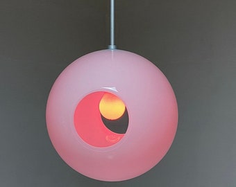 All white opaline glass ceiling light by Maria Kariis for Holmegaard, Denmark 2007.