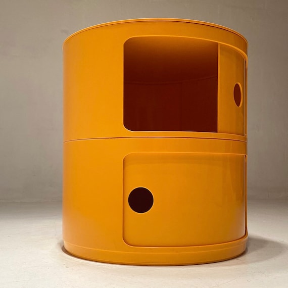 美品Kartell コンポニビリ　正規品Italy Anna Castelli Amazon｜KARTELL カルテル コンポニビリ ラウンドチェスト3段