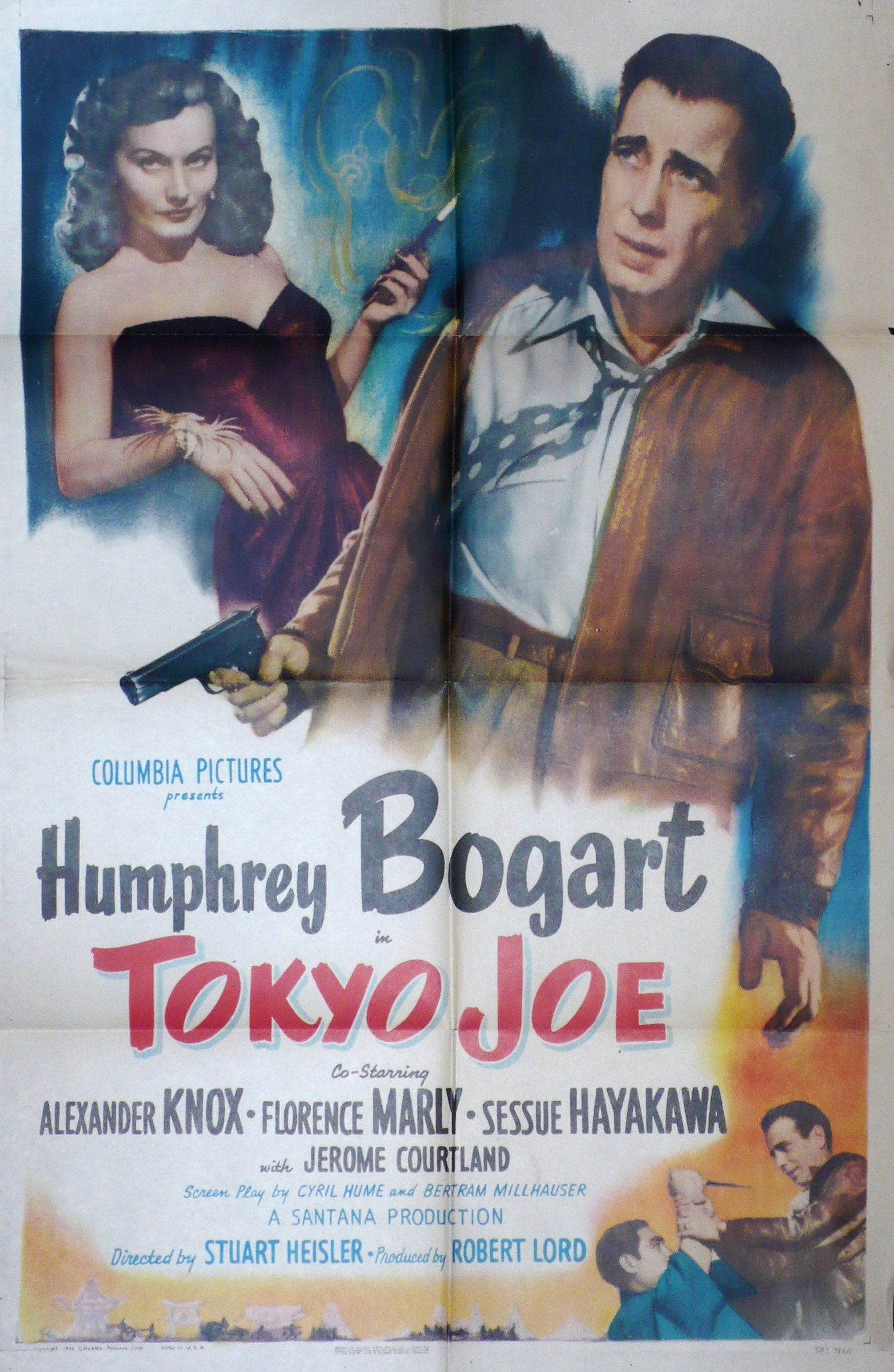 TOKYO JOE Original Movie Poster USA 1949 Humphrey Bogart Etsy