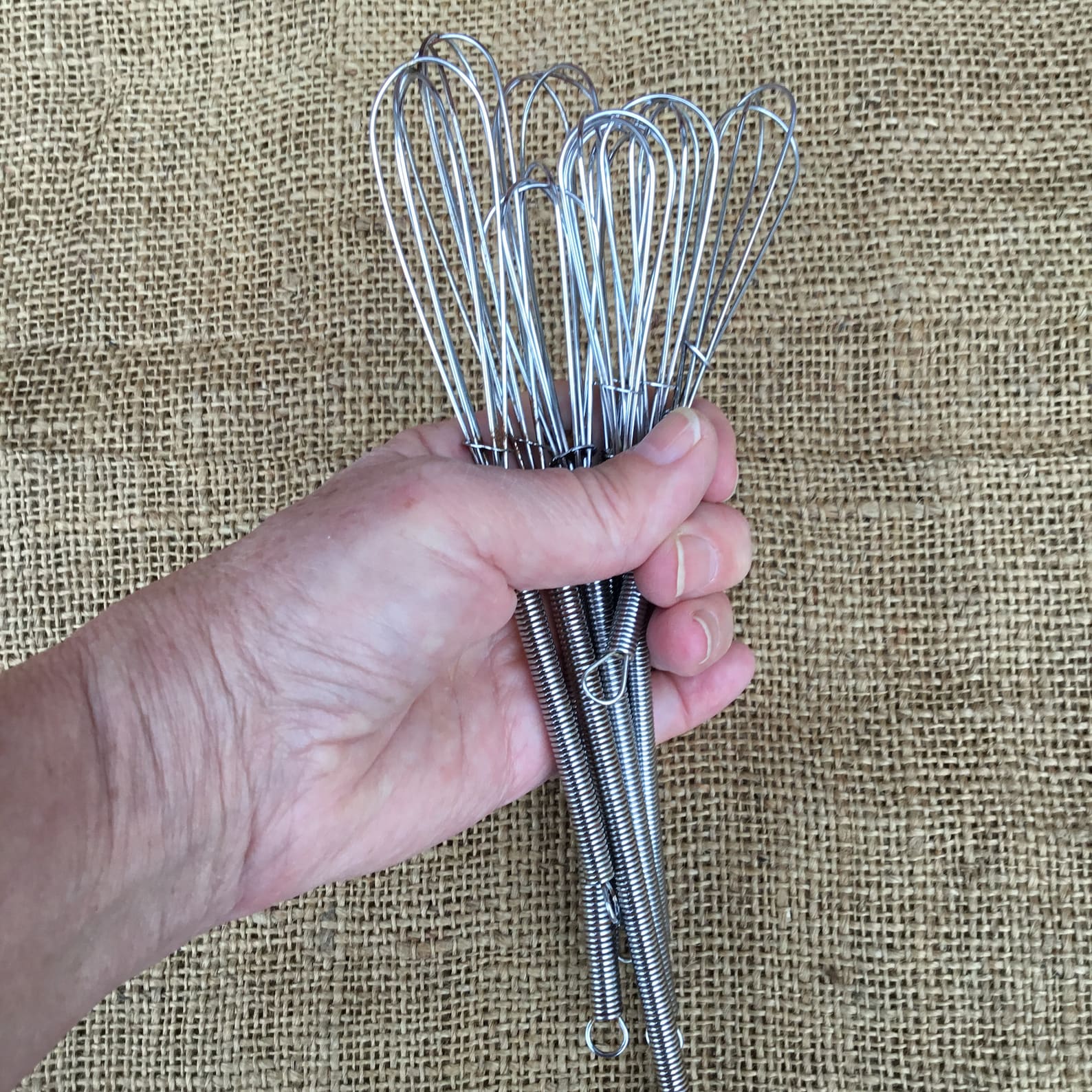 8 Small Wire Whisks Farmhouse Kitchen Country Crafts Egg Etsy