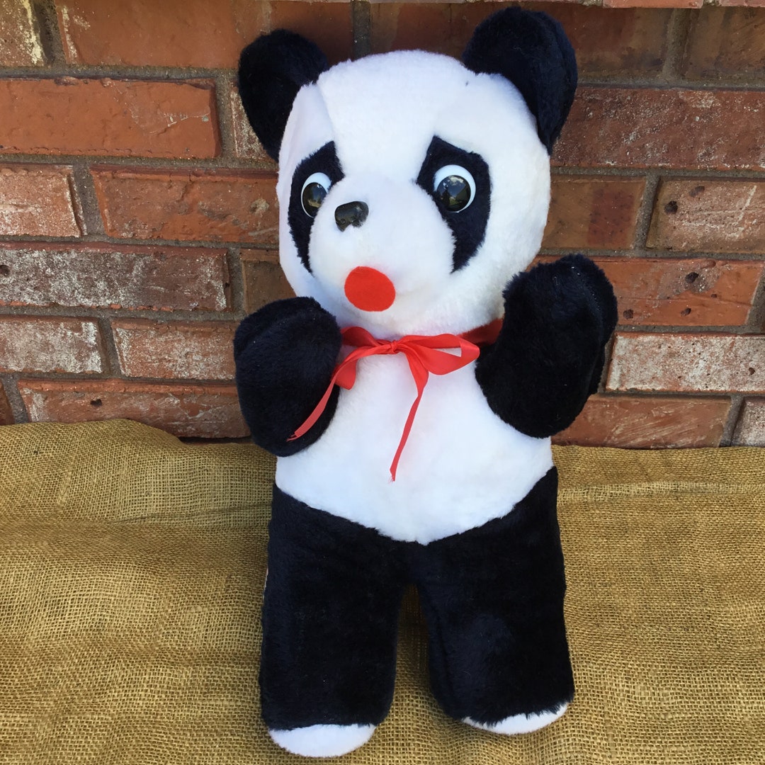 Vintage Stuffed Panda Bear A Ramona Creation Childhood - Etsy