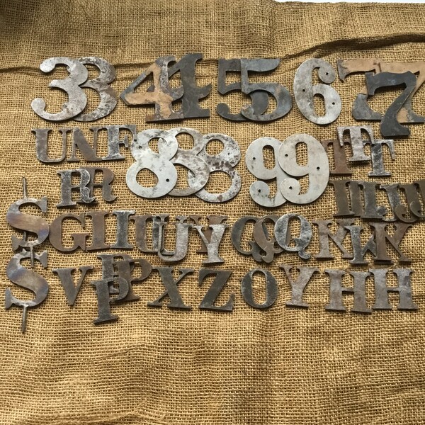 Metal Letters - Etsy