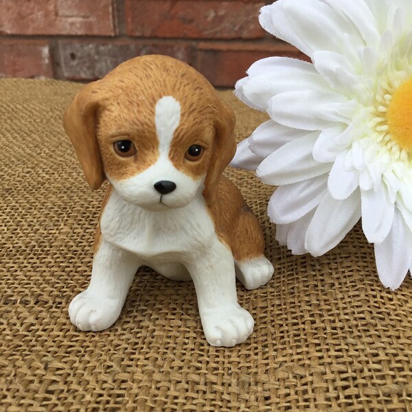 Ceramic Beagle Figurine Etsy