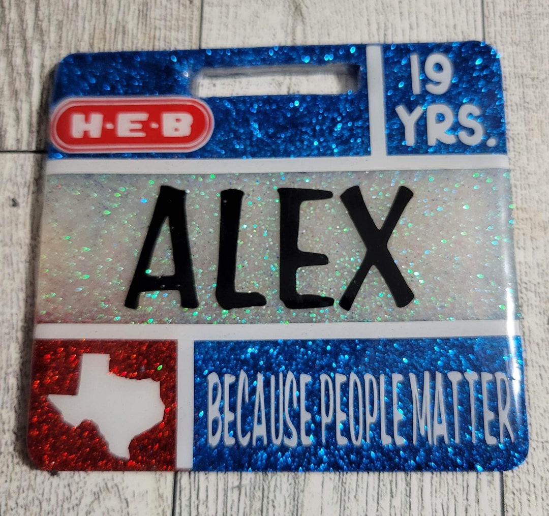 HEB NAME BADGES Etsy