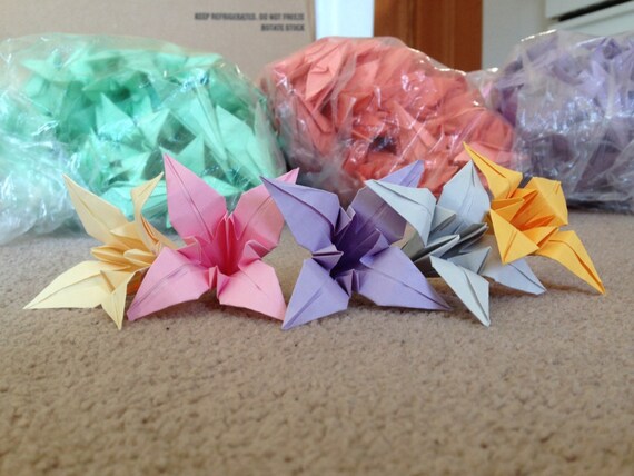 1000 Origami Blume Lilien
