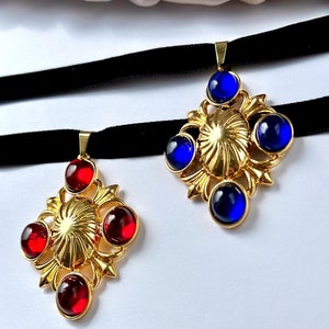 Gargantilla renacentista, collar Tudor, collar medieval, gargantilla antigua, bisutería Tudor, collar renacentista, cosplay de Ana Bolena