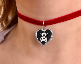 Cute velvet chokers discount