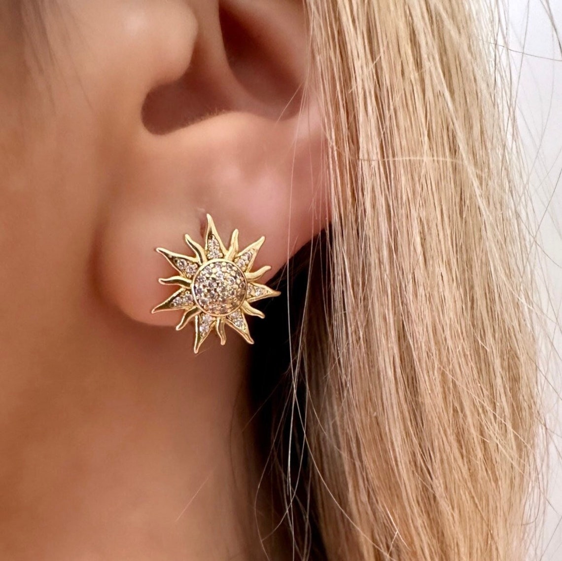 Earring Sun Gold main image 1