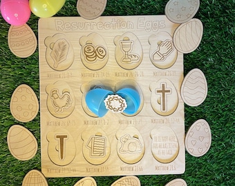 Resurrection Egg Wooden Puzzle | Christian Easter Activity