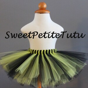 Black and yellow Tutu, Lemon yellow and black Tutu, Preemie, Newborn to 2/3T, Baby Tutu, Birthday tutu, Tutu, First Birthday