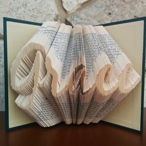 Grace - Folded Book Art - Fully Customizable, Graceful, religious