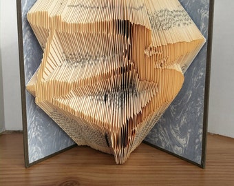 Archery - Folded Book Art - Fully Customizable, bow and arrow
