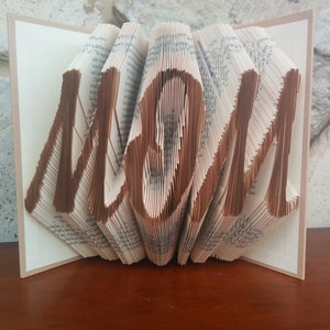 MOM - Folded Book Art - Fully Customizable, Mom, Mother&#39;s Day