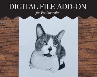 ADD-ON Digital File for Pet Portrait