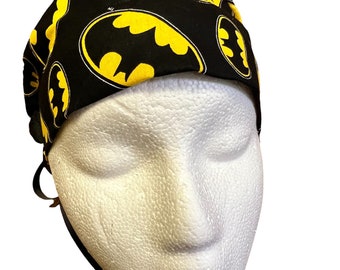 Gorro quirúrgico unisex de Batman, 100 % algodón