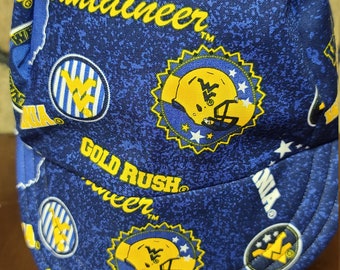 WV Mountaineers Welding cap 100% Cotton with Brim