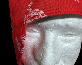 Gorro de soldar con salsa picante Sriracha, 100 % algodón