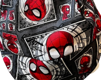 Gray Spiderman Welding Cap 100% Cotton