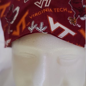 Virginia Tech Welding Cap, Handmade, 100% Cotton, Made in USA, No Elastic