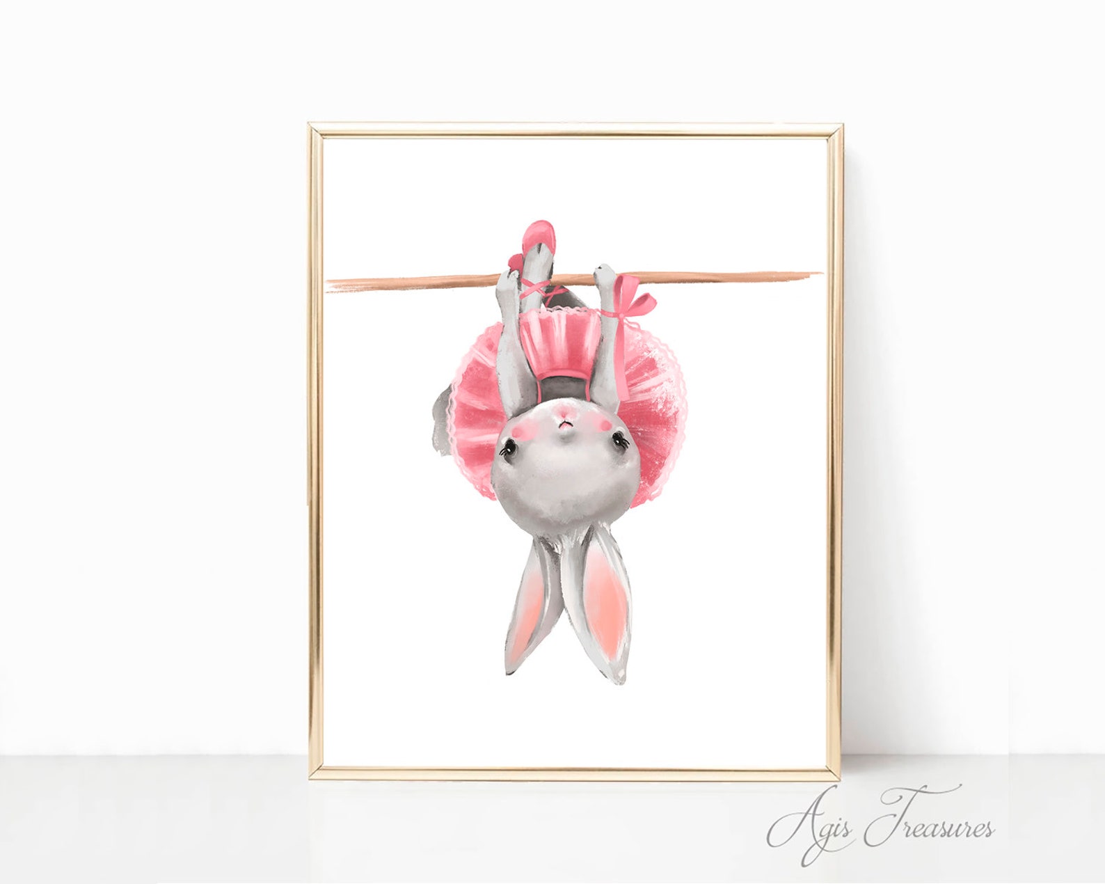 baby girl nursery ballet bunny rabbit set, ballet shoes dancing bunny nursery prints, baby shower gift, nursery printable decor,