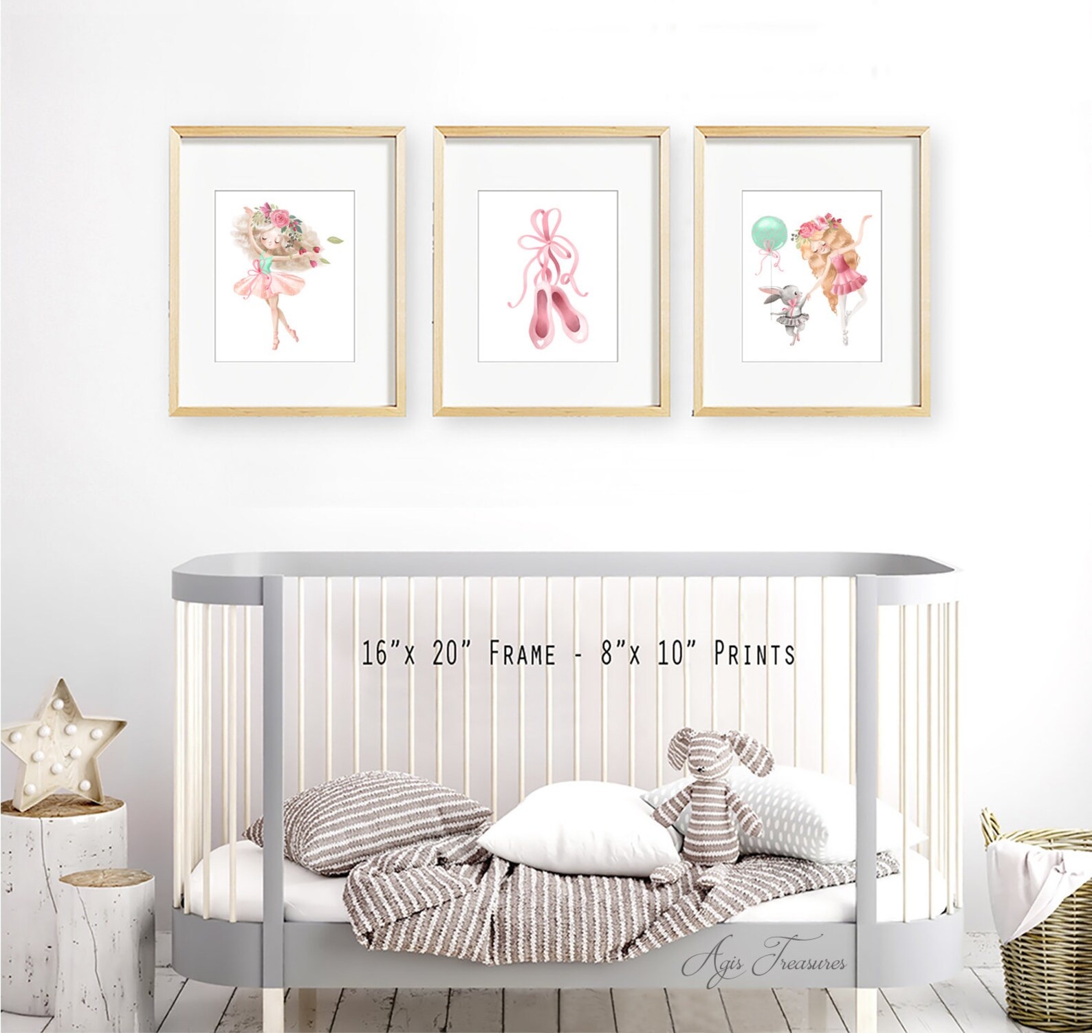 girl ballet dancer nursery print, boho nursery little ballet girl nursery printable decor, girl ballet shoes, girl room diy art,