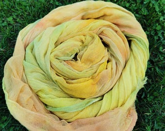 Hand-Dyed Cotton Gauze – Pastel Autumn Play Cloth / Canopy – Waldorf Nature Table