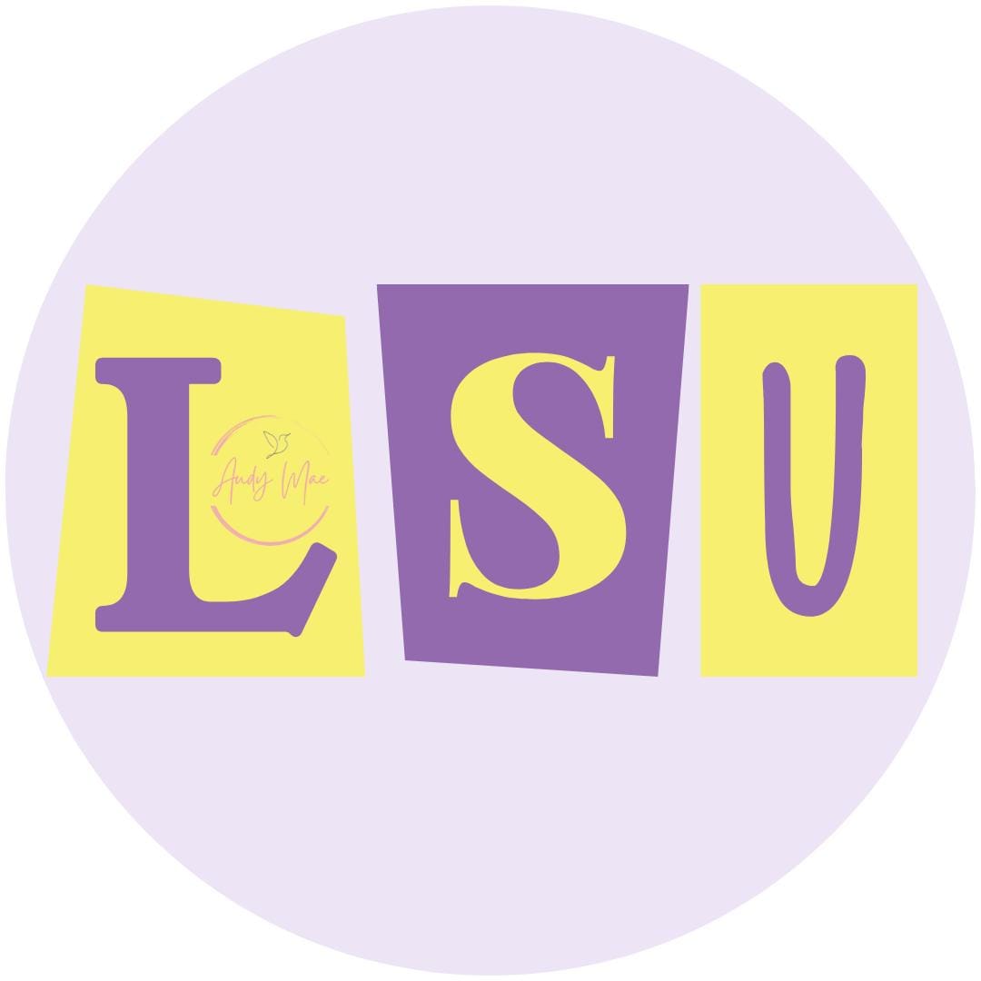 LSU Game Day Button Designs- 7 Printable Team Spirit Templates/sports ...