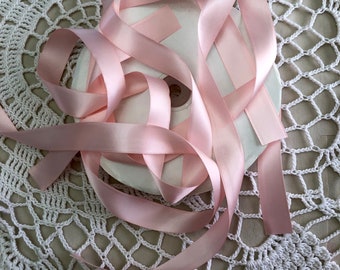 Pink Ribbon - 7/8" - Double Faced Ribbon, wedding ribbon