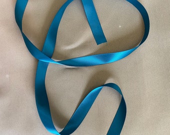 Dark Teal Ribbon - 5/8" - Double Faced Ribbon