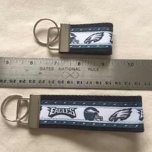 Philadelphia Eagles Keychain/Wristlet, New Driver, Gift to Son, NFL keychain, Father&#39;s Day, Mother&#39;s Day, Gift to Daughter