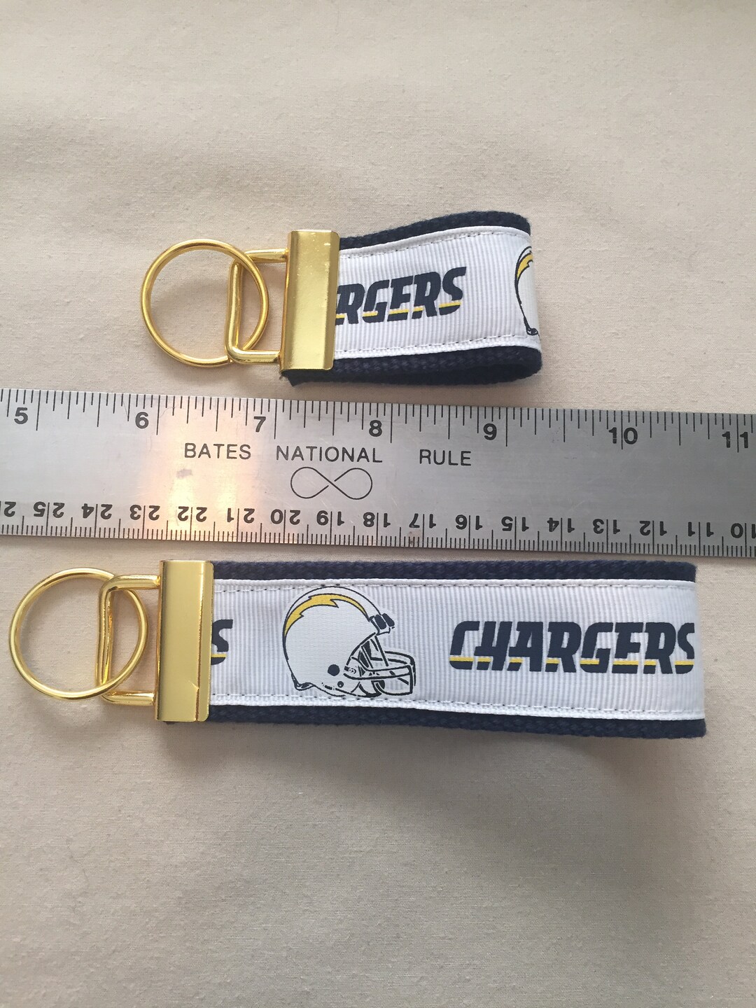 Los Angeles Chargers Keychain/wristlet New Driver Gift to Etsy