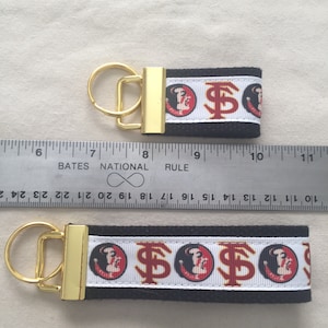 Florida State Seminoles Keychain/Wristlet, college bound, alumni gift, New Driver, Gift to Son, Father&#39;s Day