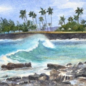 Hawaii Kauai Painting Note Cards image 3