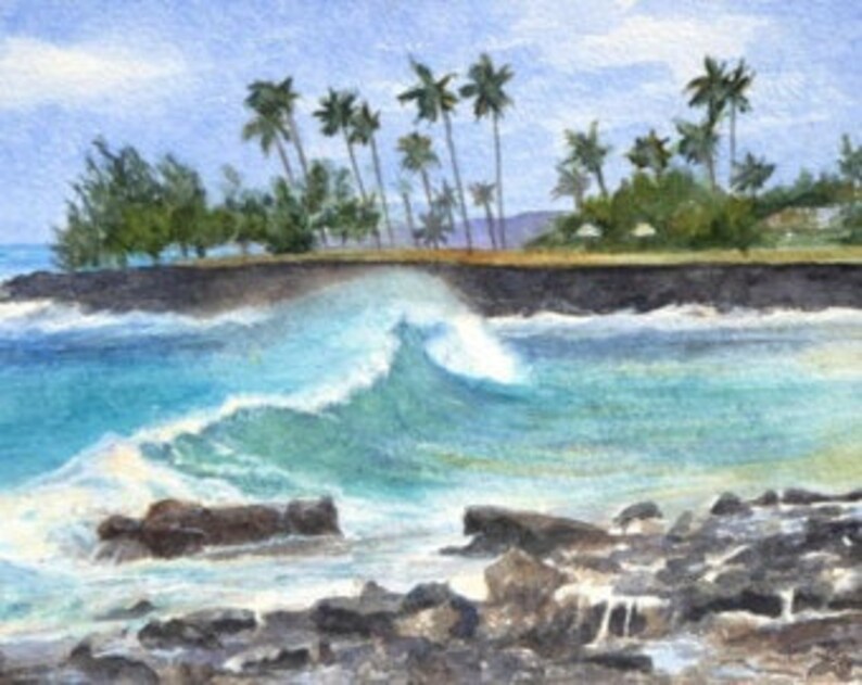 Hawaii Kauai Painting Note Cards image 3