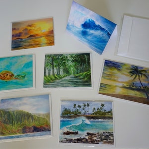 Hawaii Kauai Painting Note Cards image 1