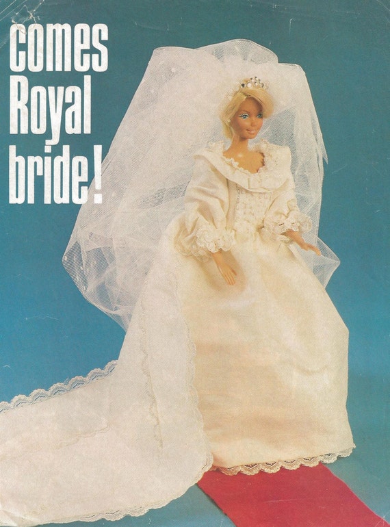 vintage barbie wedding dress