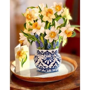 3D Pop Up Flower Greeting Cards Multi-Style Bouquet Birthday Card Postcard Gifts, Customisable