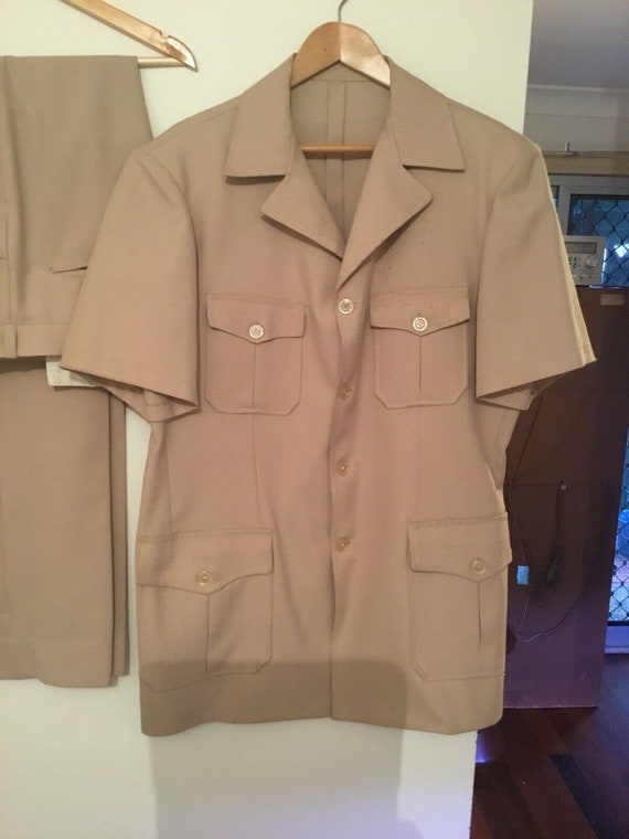 vintage safari suit