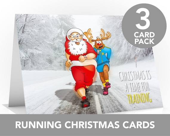 Running Christmas Funny Athletics Training Card Humour Etsy Running Christmas Funny Athletics Training Card Humour Etsy