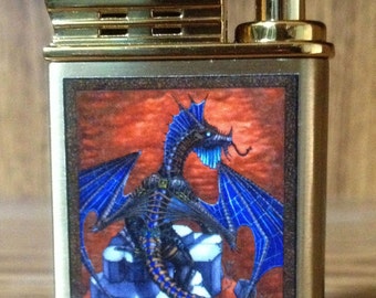 Torch Lighter w/ Red Flame - Electropunk Dragon