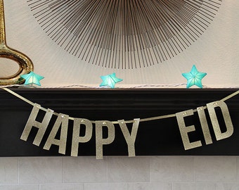 Happy Eid Banner, Eid Banner, Gold Glitter Eid Banner, Eid Mubarak, Modern Eid Banner, Gold Eid