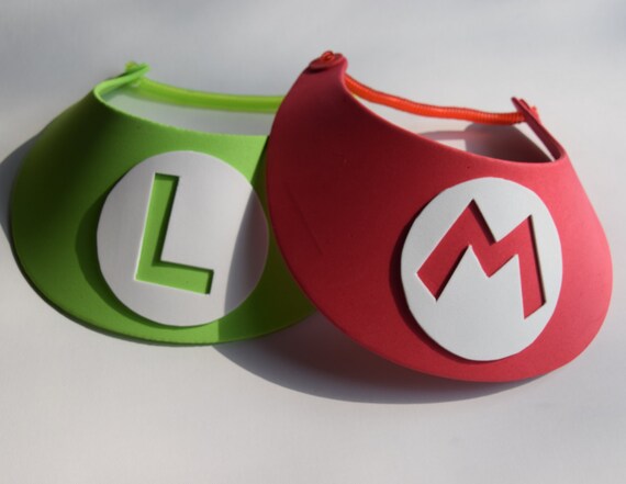Mario Birthday Party Favor Hats set of 