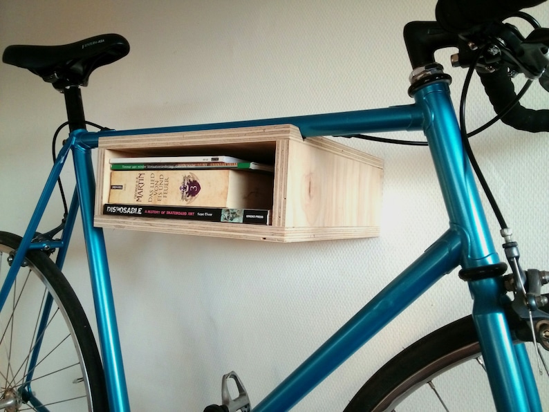 Basic Wooden Bike Rack. Small Bike Storage Wall Etsy