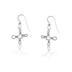 tRNA Silver Biology Earrings, RNA Jewelry, DNA Replication, Silver RNA Earrings, Geek Jewelry, Biology Gift