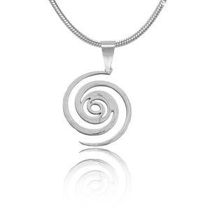 Black Hole Necklace – Cosmic Swirl Pendant, Astronomy Jewelry, Space Lover Gift in Gold or Sterling Silver